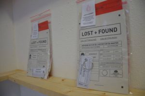 Lost & Found installation Deborah Marino